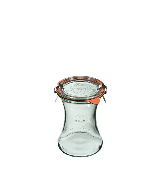 WECK DELI Komplet 6 słoików na przetwory z uszczelką i 2 zapinkami 370 ml