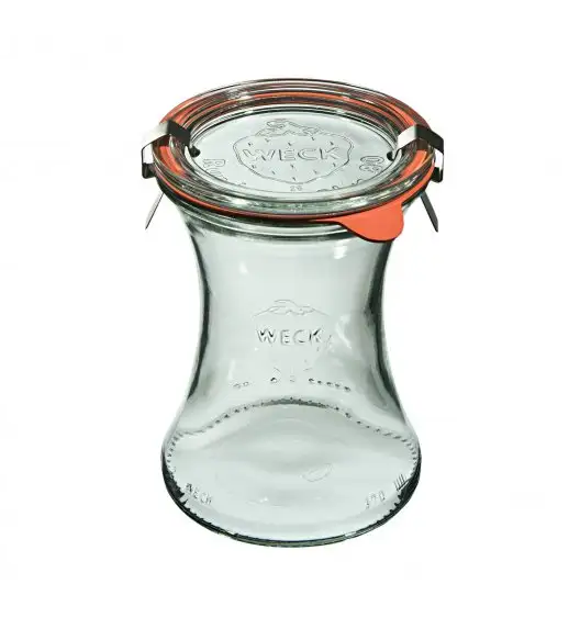 WECK DELI Komplet 6 słoików na przetwory z uszczelką i 2 zapinkami 370 ml