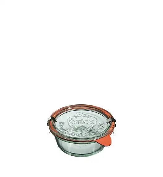 WECK Komplet 6 słoików na przetwory z uszczelką i 2 zapinkami 300 ml 