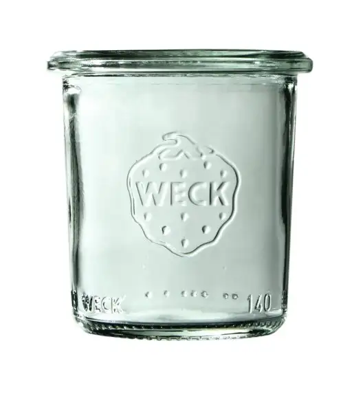 WECK Komplet 12 słoików na przetwory bez pokrywki 140 ml