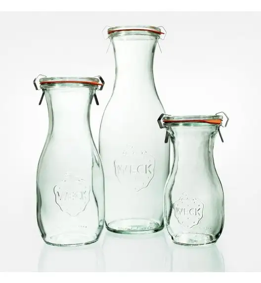 WECK Komplet 6 butelek bez pokrywki 1062 ml 