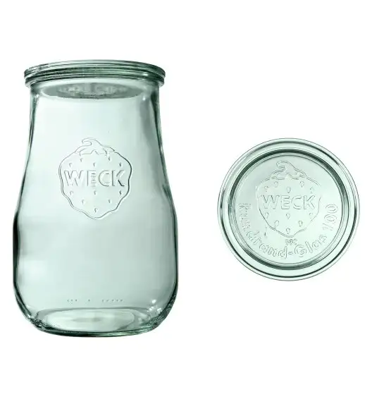 WECK TULIP Komplet 4 słoików na przetwory z pokrywką 1,75l 