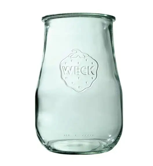 WECK TULIP Komplet 4 słoików na przetwory bez pokrywki 1,75l