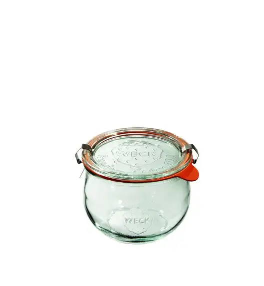 WECK TULIP Komplet 6 słoików na przetwory z pokrywką, uszczelką i 2 zapinkami 580 ml