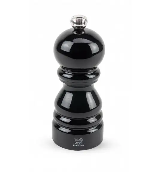PEUGEOT PARIS Młynek do pieprzu 12 cm / czarny lakier / drewno bukowe