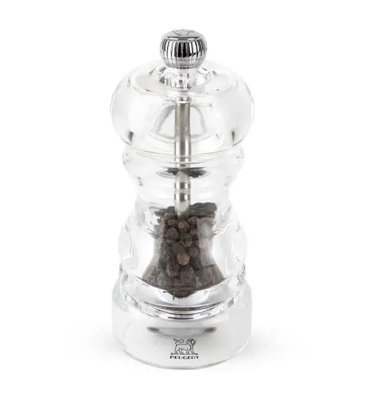 PEUGEOT NANCY Młynek do pieprzu 12 cm / akryl + stal nierdzewna