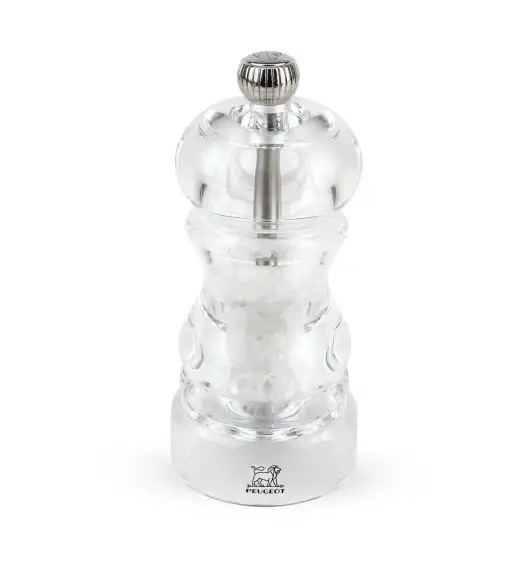 PEUGEOT NANCY Młynek do soli 12 cm / akryl + stal nierdzewna