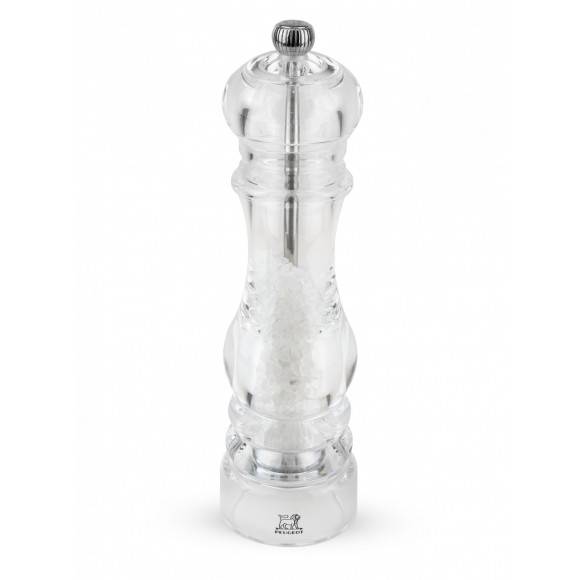 PEUGEOT NANCY Młynek do soli 22 cm / akryl + stal nierdzewna