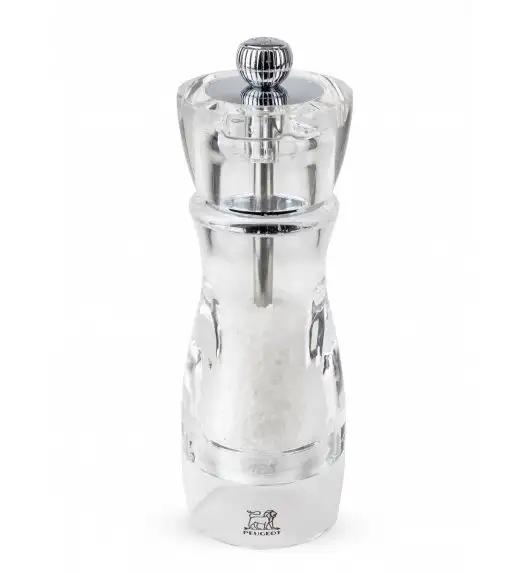 PEUGEOT VITTEL Młynek do soli 16 cm / akryl + stal nierdzewna