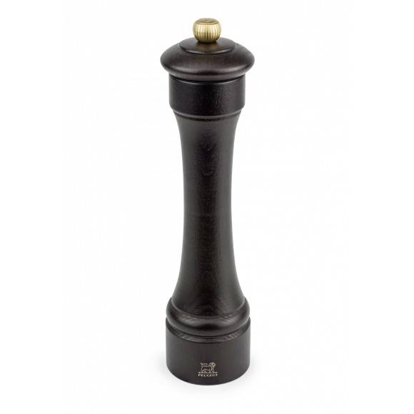PEUGEOT HOSTELLERIE Młynek do pieprzu 22 cm / czekoladowy / drewno + stal nierdzewna