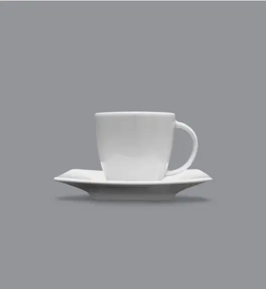 LUBIANA VICTORIA 6 x filiżanka do espresso 90 ml + spodki / 12 el / porcelana