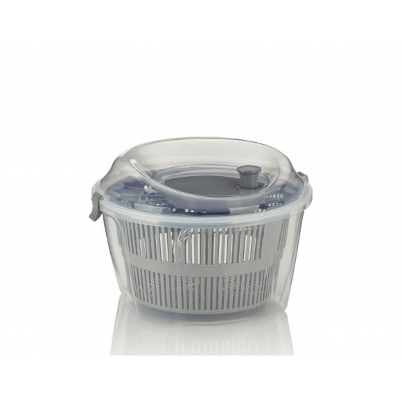 KELA MALIN Wirówka / suszarka do sałaty 4,4 L / szara / FreeForm