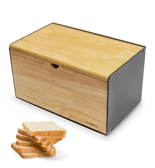 KÖNIGHOFFER VITRUM Chlebak z deską 35,5 cm / 2w1 / drewno bambusowe