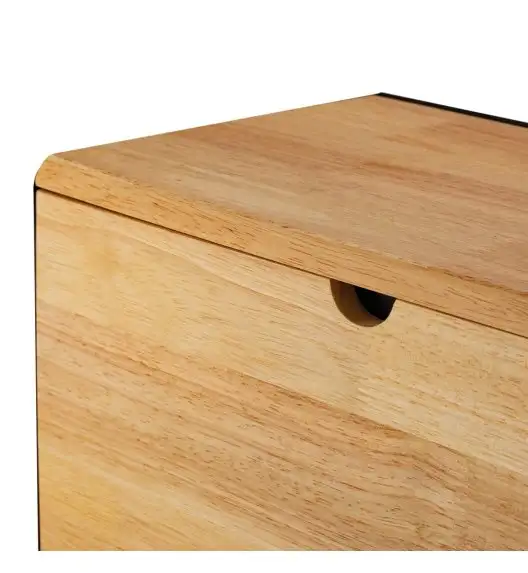 KÖNIGHOFFER VITRUM Chlebak z deską 35,5 cm / 2w1 / drewno bambusowe