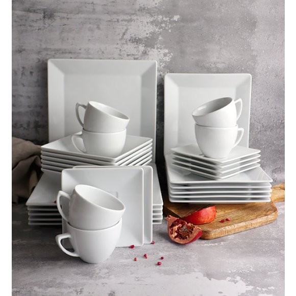 LUBIANA CLASSIC Serwis obiadowo-kawowy 12 os / 74 el 