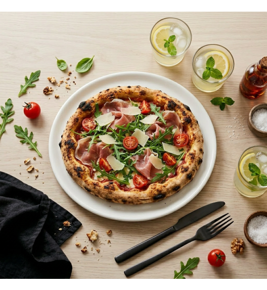 LUBIANA TINA Talerz do pizzy 33 cm | biała porcelana