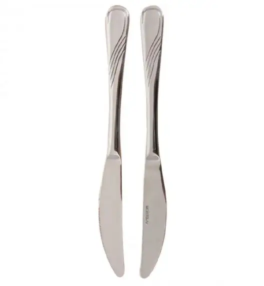 AMBITION NAPOLI Sztućce Noże obiadowe 2 el dla 2 osób / zawieszka / połysk 