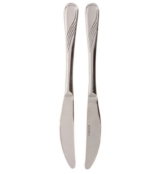 AMBITION NAPOLI Sztućce Noże obiadowe 2 el dla 2 osób / zawieszka / połysk 