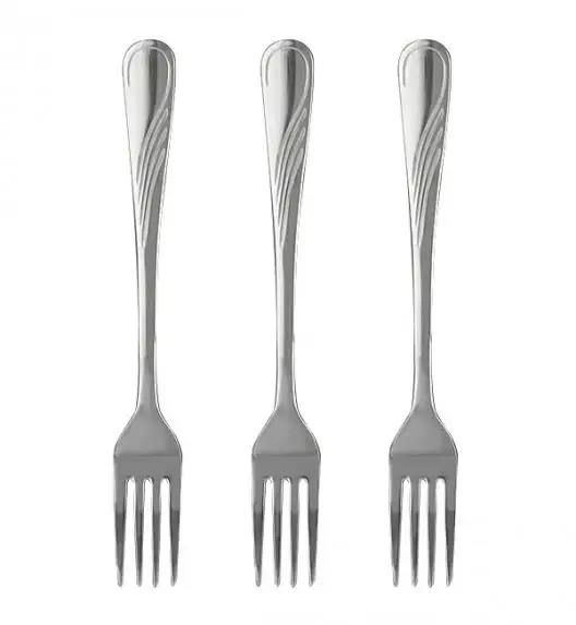 AMBITION NAPOLI Sztućce Widelce obiadowe 3 el / zawieszka / połysk 