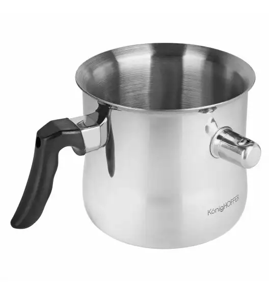 KönigHOFFER Garnek do gotowania mleka z gwizdkiem 2 L / stal nierdzewna / indukcja