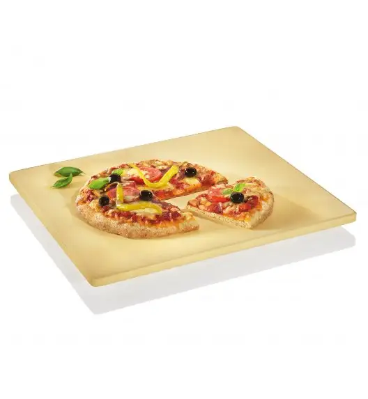 KUCHENPROFI Kamień do pieczenia pizzy na nóżkach 40,5 x 35,5 cm / FreeForm