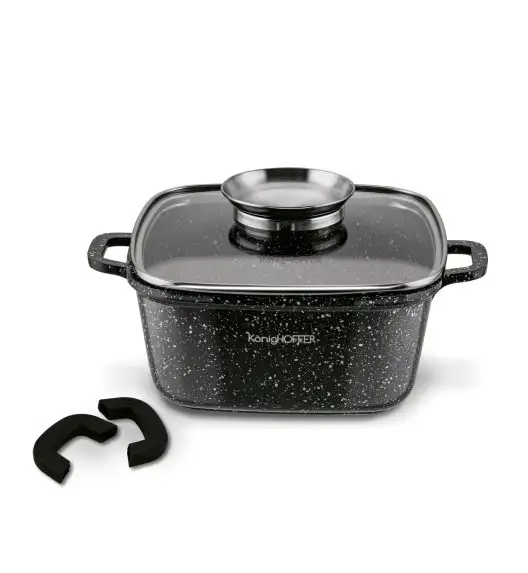 KÖNIGHOFFER KINGSTONE Garnek ceramiczny z aromatyzerem 3,0 L / indukcja