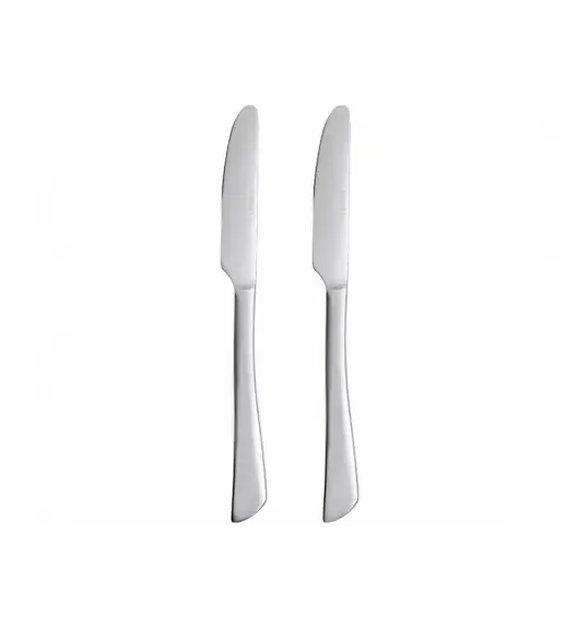 AMBITION Wave Sztućce Komplet 2 noży obiadowych dla 2 osób na zawieszce / połysk 