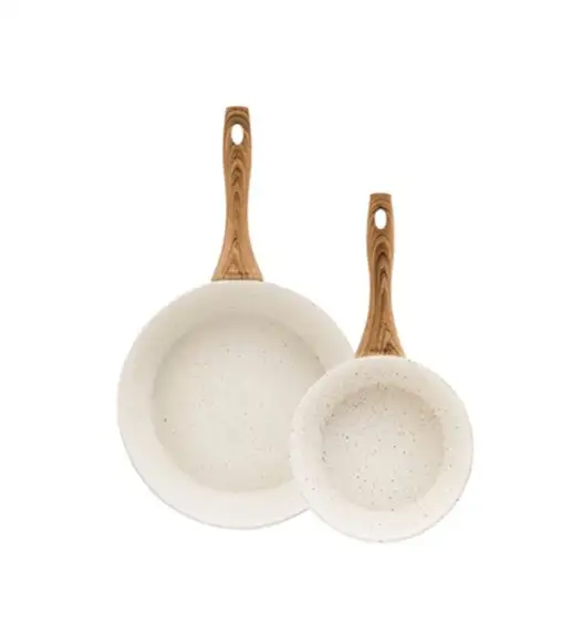 AMBITION NATURE Komplet patelni z powłoką nieprzywierającą Ø20+28 cm / indukcja