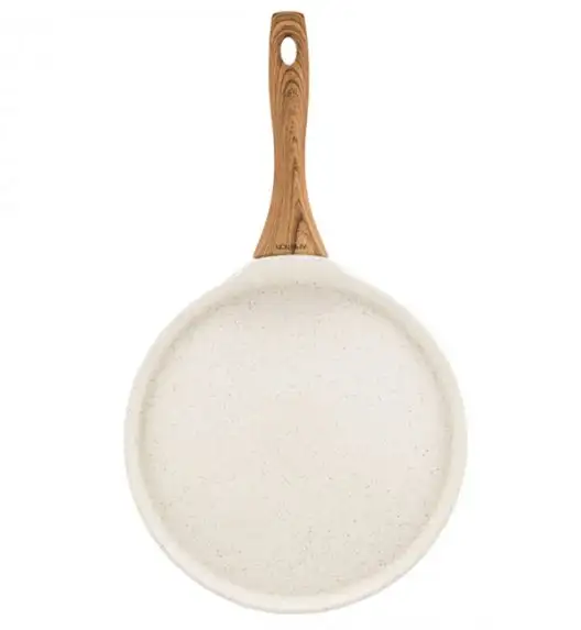 AMBITION NATURE Komplet patelni z powłoką nieprzywierającą Ø20, 24, 28 cm + Patelnia naleśnikowa Nature 28 cm