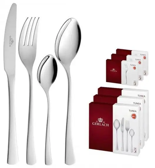 GERLACH TUNEA Sztućce Komplet 90 el / 18 osób / połysk