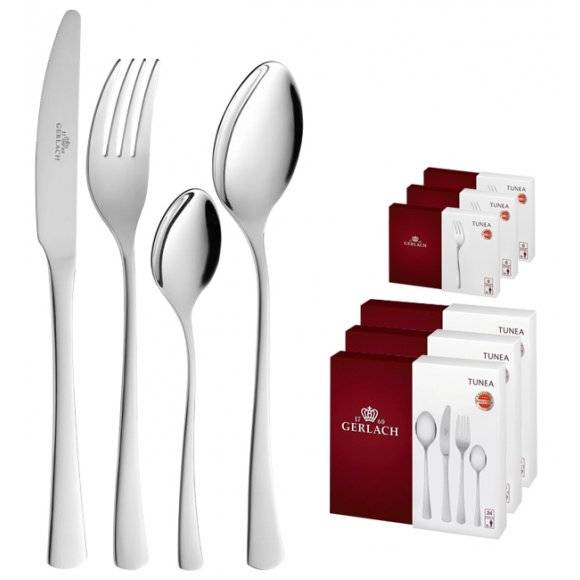 GERLACH TUNEA Sztućce Komplet 90 el / 18 osób / połysk