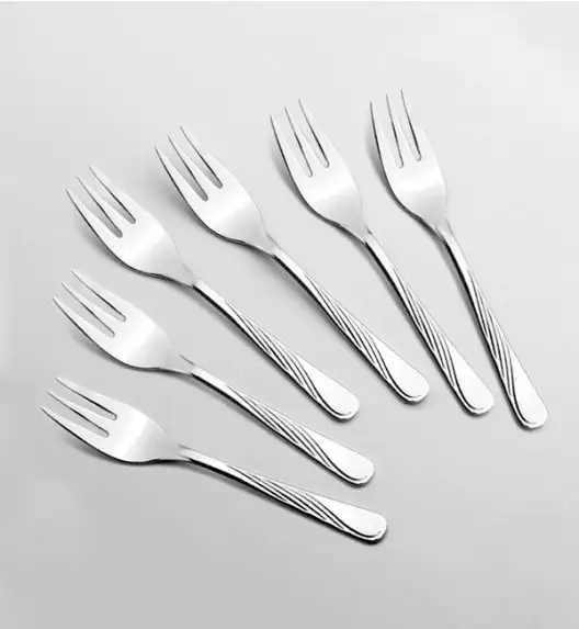 Gerlach Celestia Sztućce 6x widelczyk do ciasta LUZ / połysk