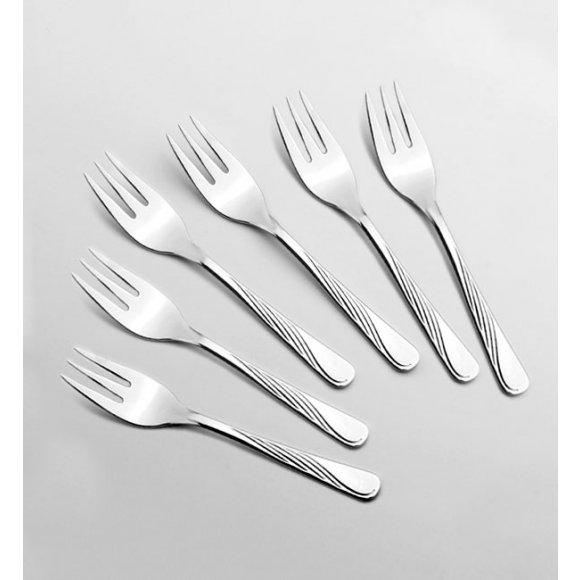 Gerlach Celestia Sztućce 6x widelczyk do ciasta LUZ / połysk