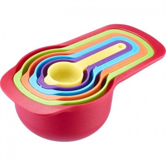 WESTMARK MATRIOSHKA Komplet kolorowych miarek kuchennych / 6 elementów