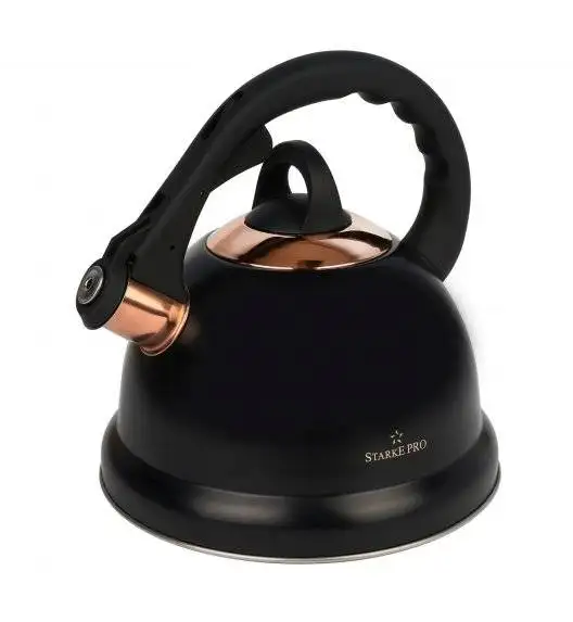 STARKE HARPER Czajnik z gwizdkiem 3 L czarny / indukcja