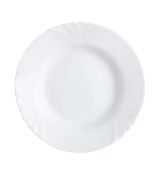 LUMINARC CADIX Komplet obiadowy 19 el dla 6 os z talerzem głębokim / Szkło hartowane