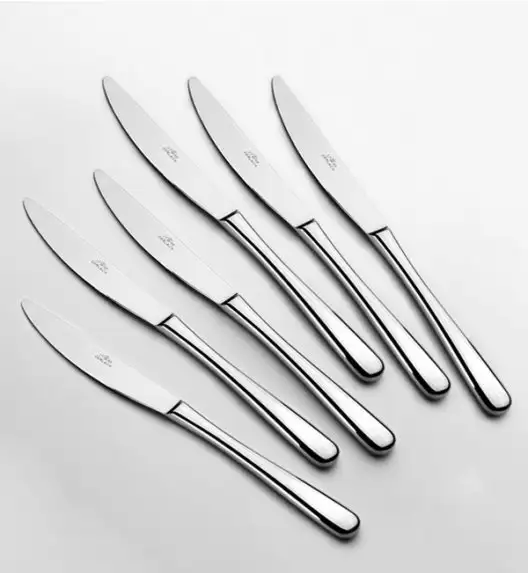 GERLACH Muza Sztućce 12x nóż obiadowy LUZ / połysk