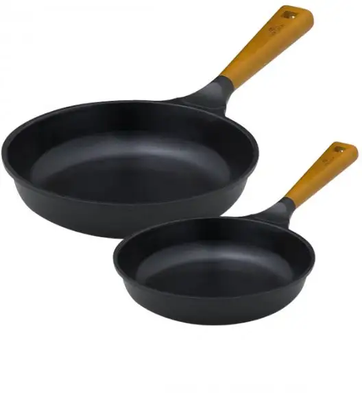 GERLACH BRAVA Komplet Garnki z pokrywkami 8 el + patelnie Gerlach Natur Evo 20, 28 cm 