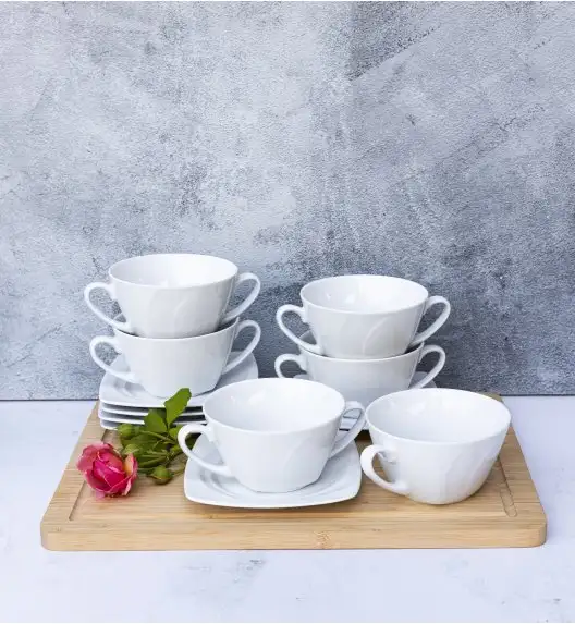 LUBIANA CELEBRATION 120 x Bulionówka 300 ml + spodek 16,5 cm 