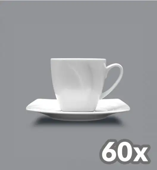 LUBIANA CELEBRATION 60 x Filiżanka do espresso 90 ml + spodek 12 cm / porcelana