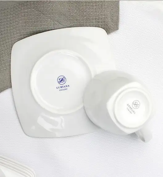 LUBIANA CELEBRATION 60 x Filiżanka 200 ml + spodek 14,5 cm / porcelana