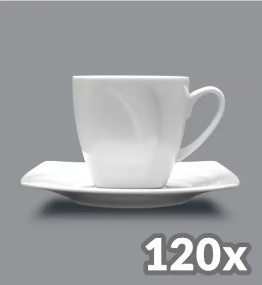 LUBIANA CELEBRATION 120 x Filiżanka 200 ml + spodek 14,5 cm / porcelana