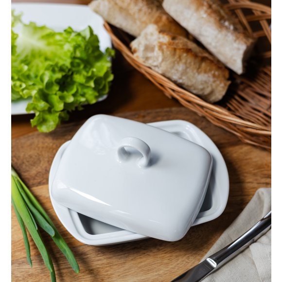 LUBIANA VICTORIA Maselnica 17 x 12 cm + pokrywka / 2 el