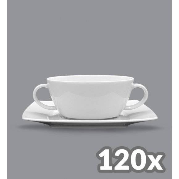 LUBIANA VICTORIA 120 x Bulionówka 300 ml + spodek 