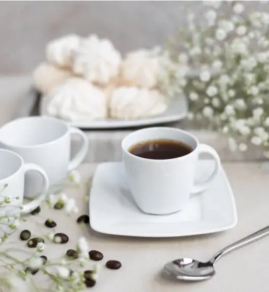 LUBIANA VICTORIA 60 x Filiżanka espresso 90 ml + spodek / porcelana