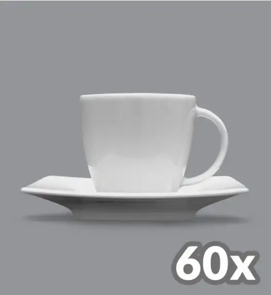 LUBIANA VICTORIA 60 x Filiżanka 200 ml + spodek / porcelana