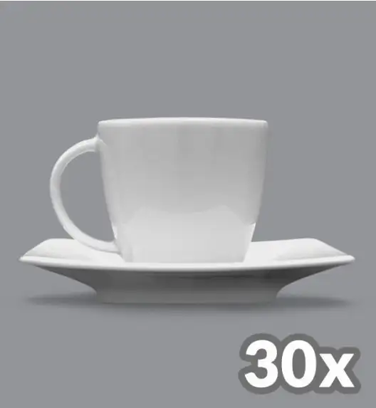 LUBIANA VICTORIA 30 x Filiżanka 250 ml + spodek / porcelana