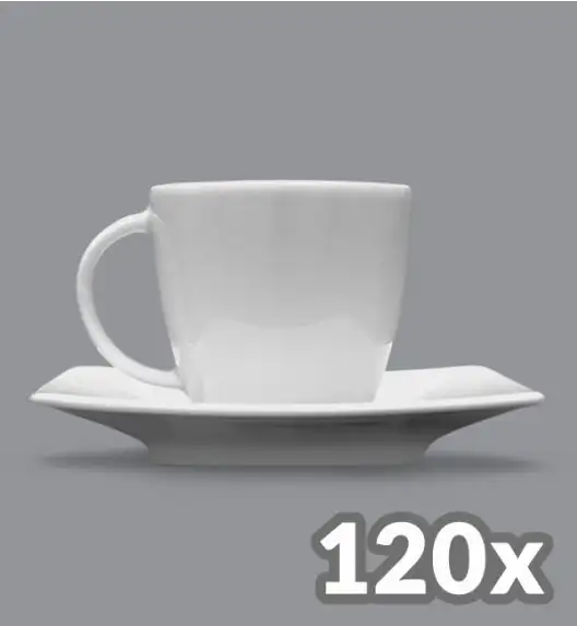 LUBIANA VICTORIA 120 x Filiżanka 250 ml + spodek / porcelana