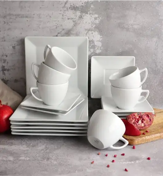 LUBIANA CLASSIC Serwis kawowy 12 os / 36 el / porcelana