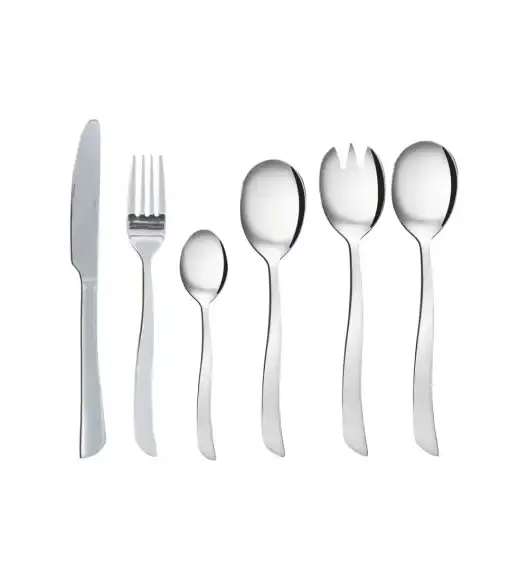 AMBITION Wave Sztućce Komplet 50 el pudełko / połysk / 12 os